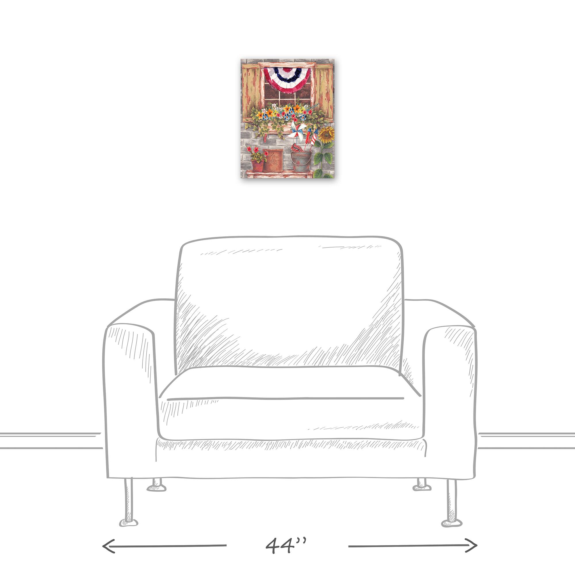 American Window Canvas Wall Art
